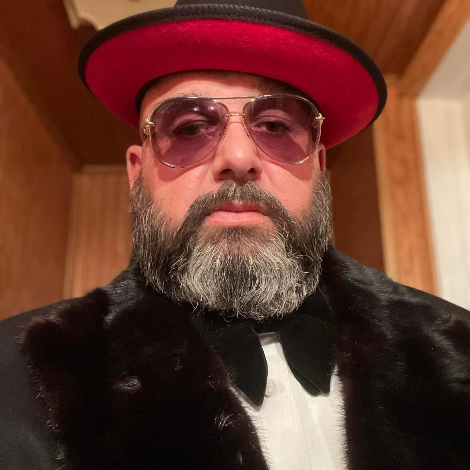 Bobby Mitchell in formal black fashion